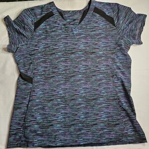 Multi-color scrub top